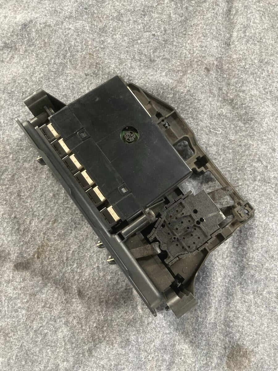 A 1型外し JB23W スズキ ジムニー エアコンスイッチ エアコンパネル ヒータースイッチ ボタン式 温度調整 風量調整 動作正常_画像4