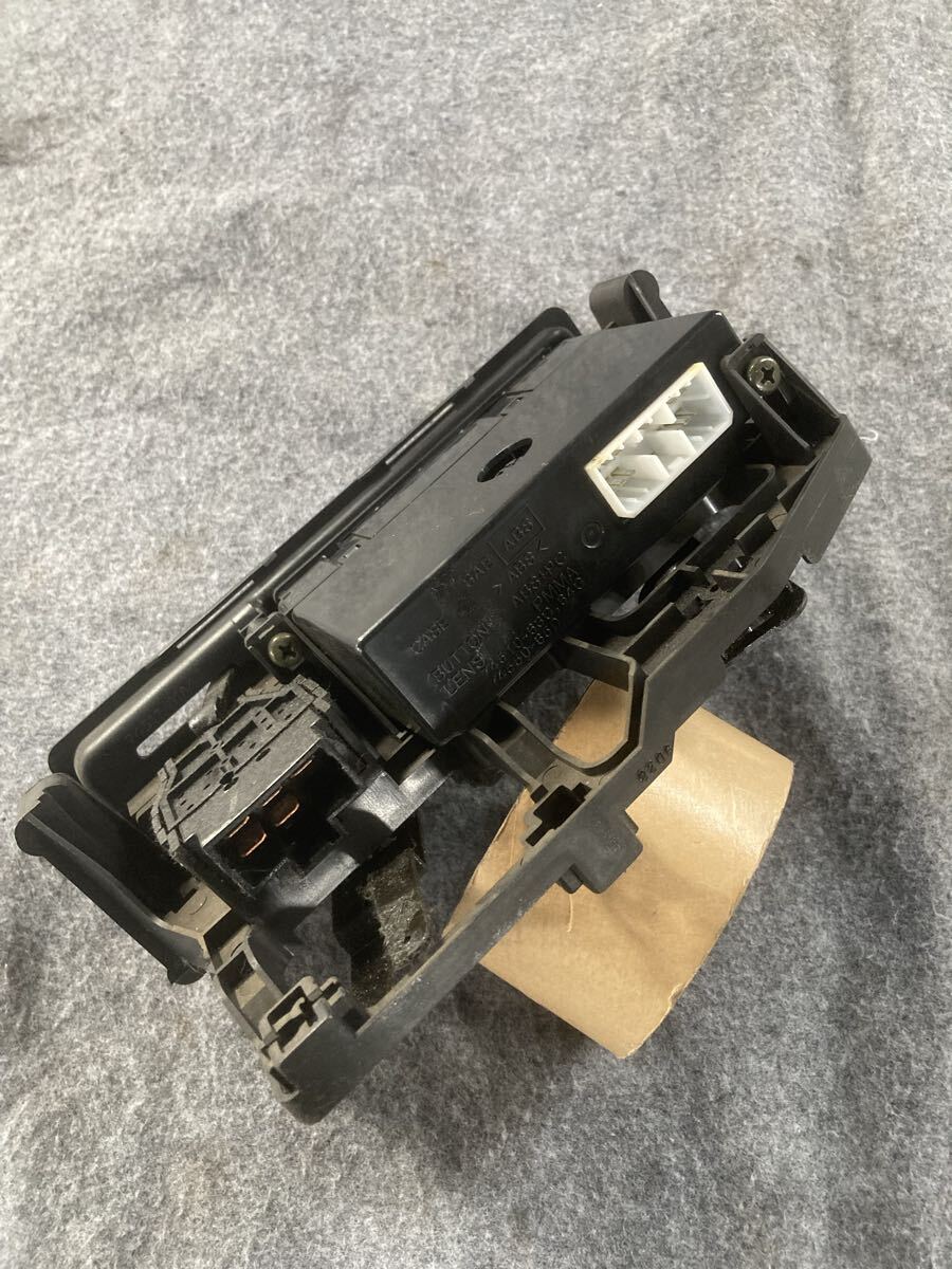 A 1型外し JB23W スズキ ジムニー エアコンスイッチ エアコンパネル ヒータースイッチ ボタン式 温度調整 風量調整 動作正常_画像5