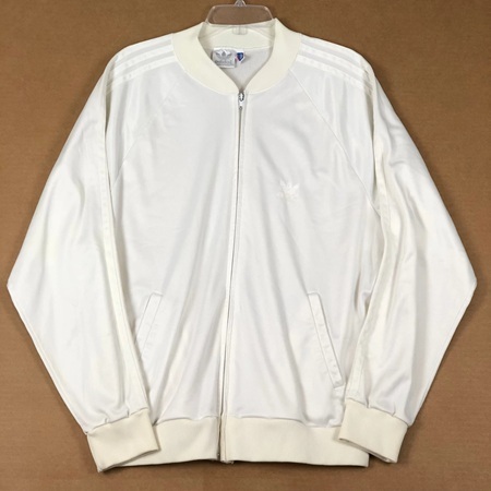 80's USA製 adidas ビンテージジャージ オールホワイト ATP Suchmos レアカラー ヨンス_画像1