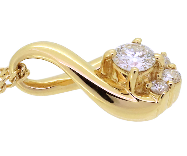 [ качество Shop небо полный магазин ][ популярный ] Vendome Aoyama (Vendome Aoyama) K18 diamond верх есть колье diamond всего 0.13ct примерно 2.6g примерно 40cm