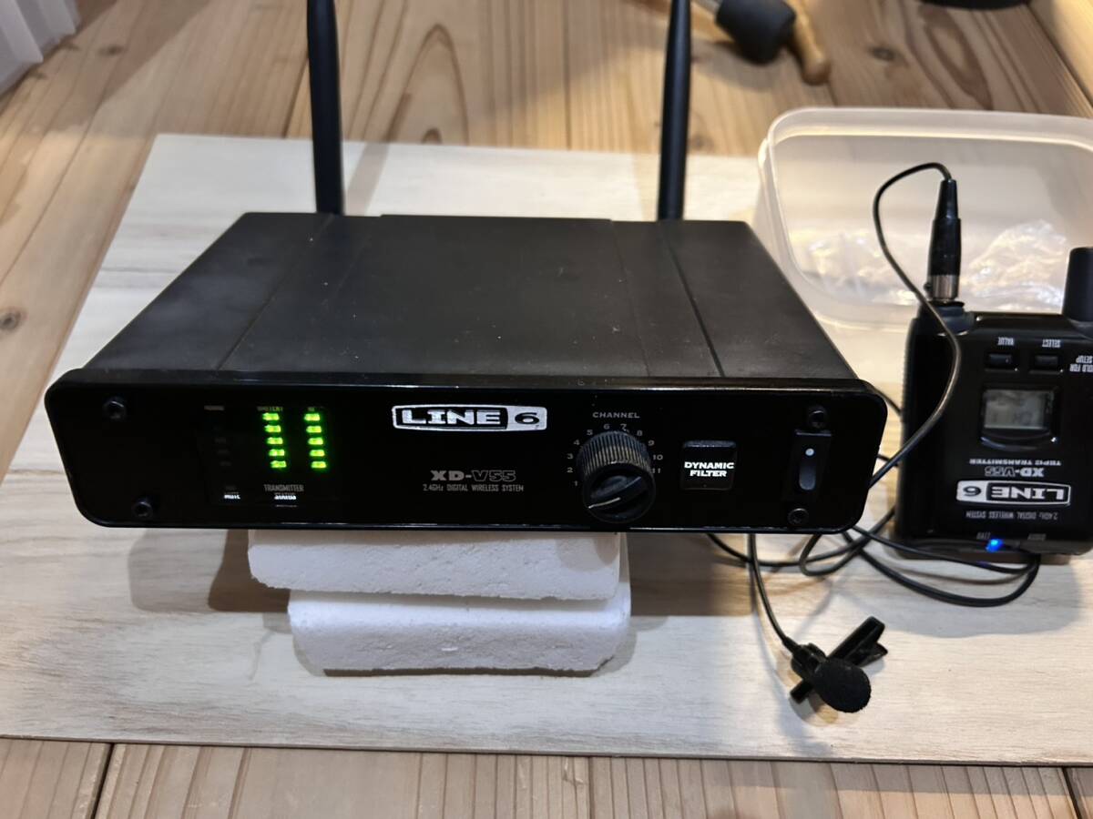 【即戦力】LINE6 XD-V55 デジタルワイヤレスマイク・ラベレアセット｜純正予備マイク付き！_画像1