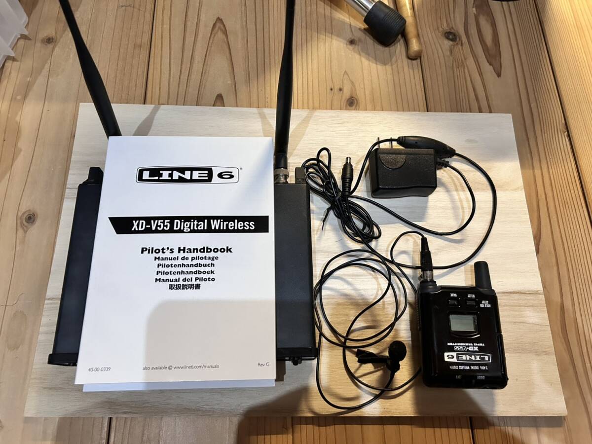 【即戦力】LINE6 XD-V55 デジタルワイヤレスマイク・ラベレアセット｜純正予備マイク付き！_画像2