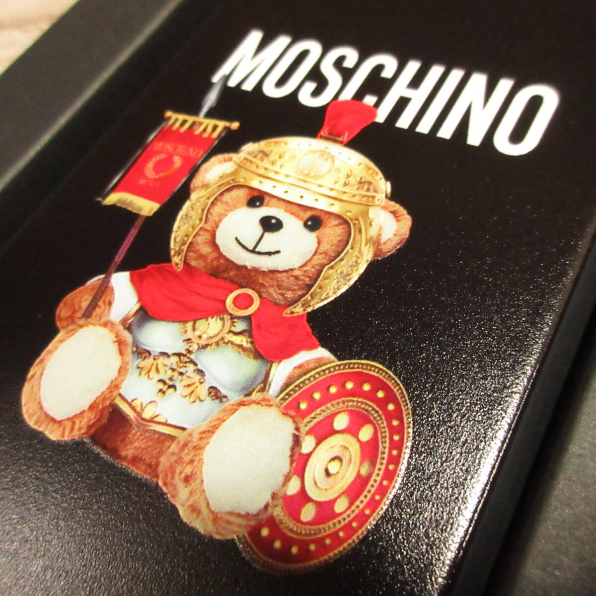MOSCHINO★iPhone XS Max 2個セット モスキーノ アイフォン スマホ 携帯 ケース カバー くま クマ テディベア 未使用 新品 黒 ブラック Z_画像3