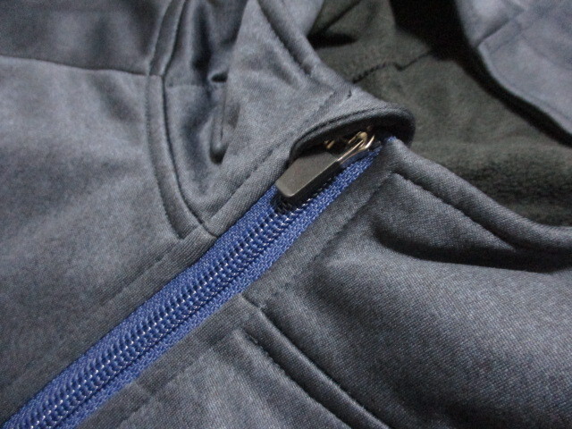 新品 男女兼用 140cm スパッツィオ Spazio スウェット ジップ パーカー 長袖 ジュニア キッズ 子供 私服 サッカー フットサル 紺 ネイビーB_画像6