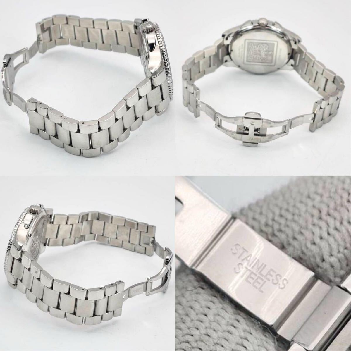 美品 ハミルトン HAMILTON　ジャズマスター クロノグラフ クォーツ H3715120 クォーツ　スモールセコンド　ブラック　シルバー　メンズ_画像6