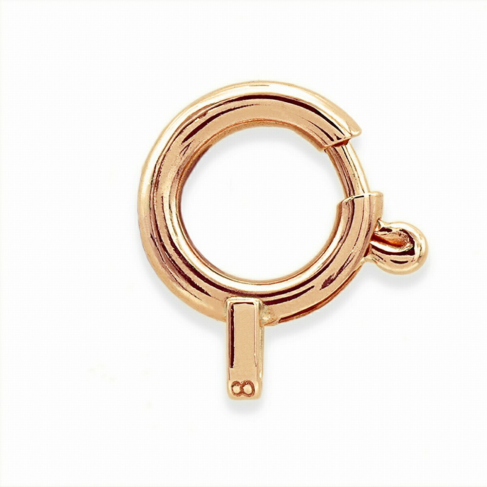 【1個売り】 留め具 18金 ピンクゴールド 引き輪 直径6.0mm ヒキワ クラスプ｜手芸用品 金具 飾り パーツ 部品 K18PG k18 18k 貴金属_画像5