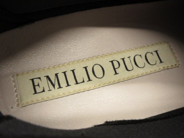 エミリオプッチ EMILIO PUCCI ★ 定価￥68200(税込)　フリル使い　ロゴ入り　デザインスニーカー◆サイズ39(25cm位)◆_画像6