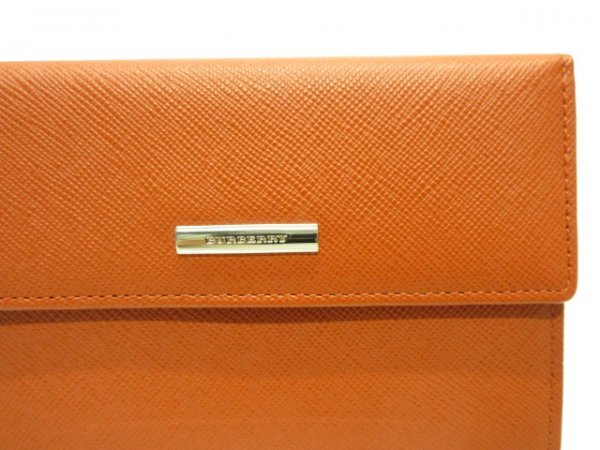 バーバリー BURBERRY★ロゴプレート付　レザー財布　ウォレット■箱付_画像2