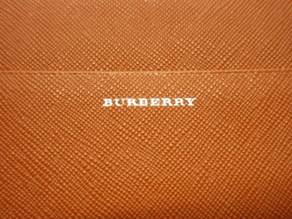 バーバリー BURBERRY★ロゴプレート付　レザー財布　ウォレット■箱付_画像8