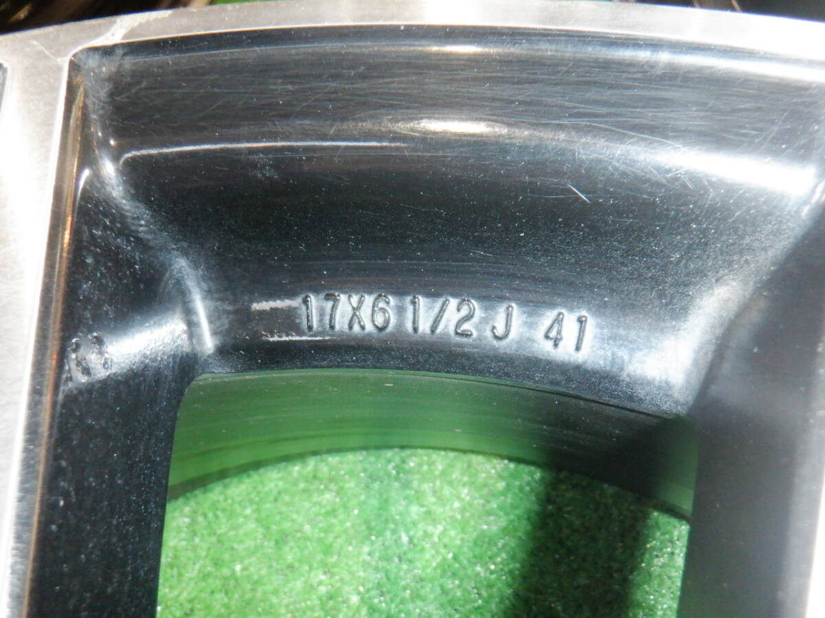★ トヨタ 純正 G's アルミホイール 4本セット 17x6.5J ブラック 4H PCD100 OFF+41 ハブ径54mm センターキャップ付 ★ 2梱包発送予定 ★_画像9