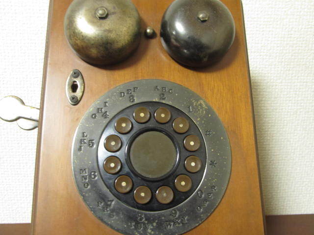 良品【YUPITERU】ユピテル CLASSIC TERLEPHONE クラッシック テレホン 箱付 取説無 動作品 現状 昭和レトロ 当時物 1990年購入 _画像2