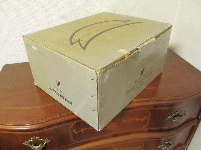 良品【YUPITERU】ユピテル CLASSIC TERLEPHONE クラッシック テレホン 箱付 取説無 動作品 現状 昭和レトロ 当時物 1990年購入 _画像9