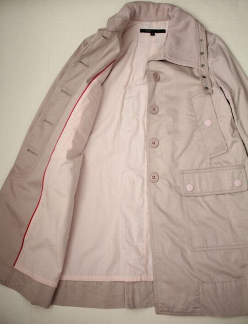 【Marc by Marc Jacobs】マークバイマークジェイコブス　コート　コットン　ピンク　（4）　レディース　USED　_画像3