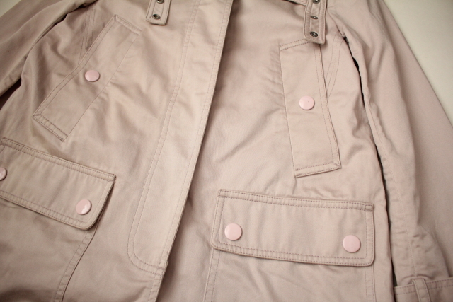 【Marc by Marc Jacobs】マークバイマークジェイコブス　コート　コットン　ピンク　（4）　レディース　USED　_画像2