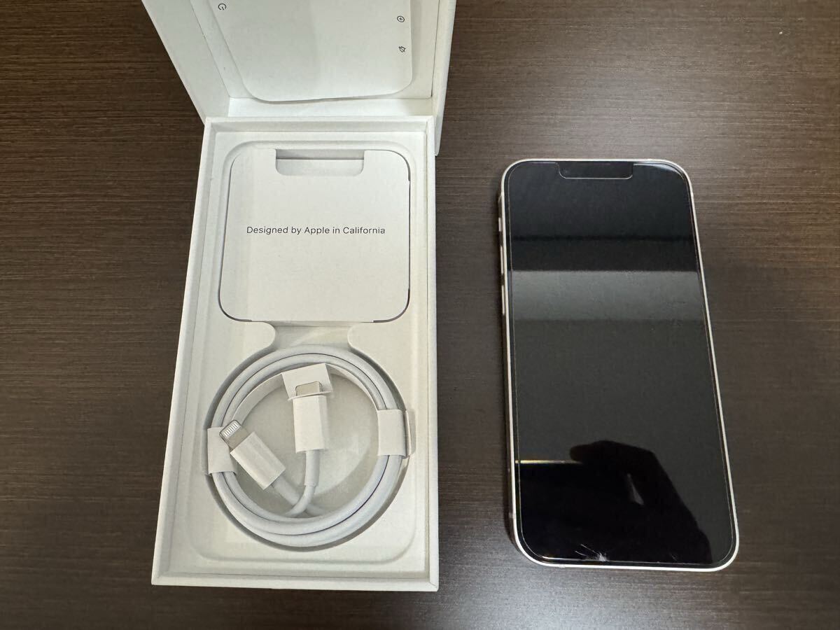 Apple iPhone13 mini スターライト　SIMフリー　128GB カナダ版　CANADA A2626 ガラスフィルム付属_画像1