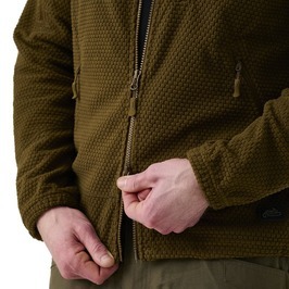 HELIKON-TEX ジャケット ALPHA TACTICAL JACKET グリッドフリース BL-ALT-FG [ コヨーテ / レギュラー/Lサイズ ]_画像5