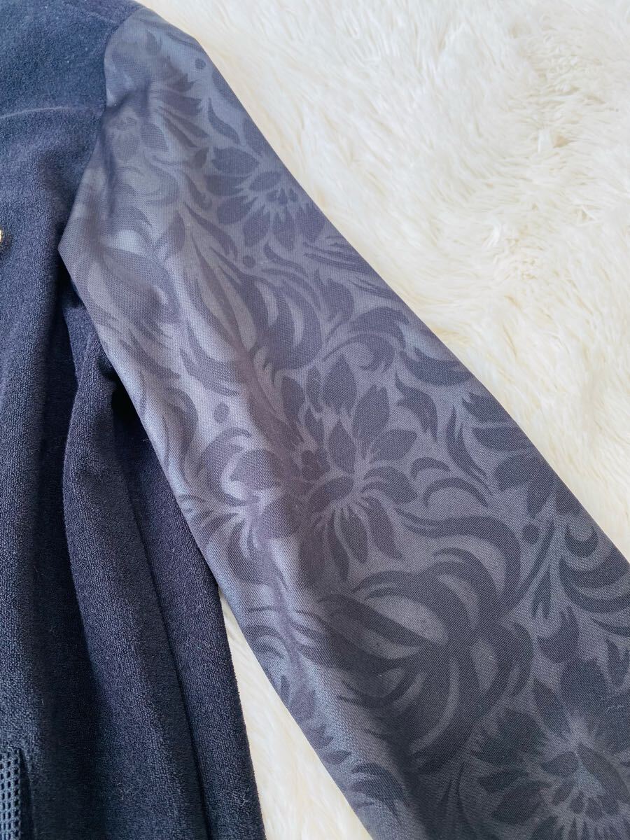 【美品】ダンスウィズドラゴン 黒色 M 長袖 ドラゴン刺繍 ゴルフウェアGOLF ゴルフウェア レディースゴルフ 黒 ジャケット ブルゾン_画像5