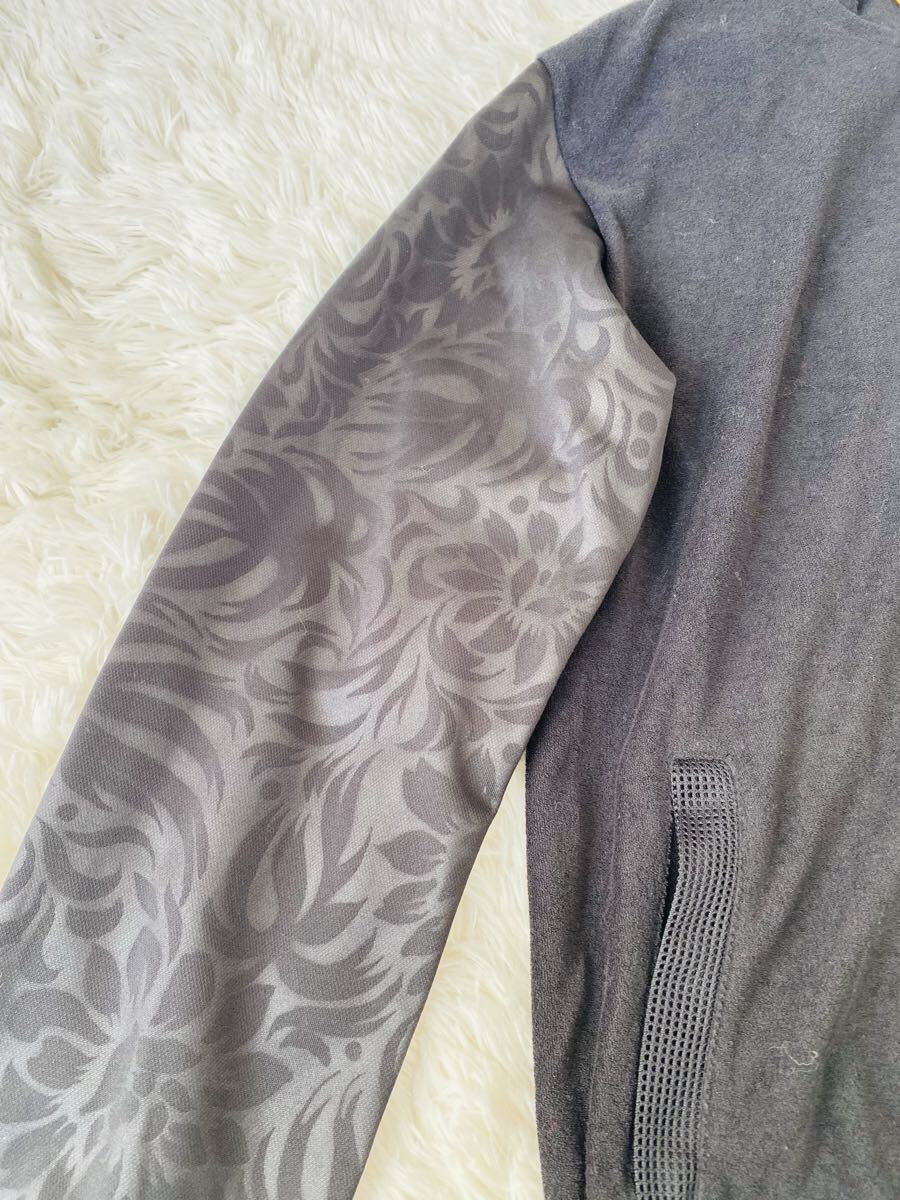 【美品】ダンスウィズドラゴン 黒色 M 長袖 ドラゴン刺繍 ゴルフウェアGOLF ゴルフウェア レディースゴルフ 黒 ジャケット ブルゾン_画像6