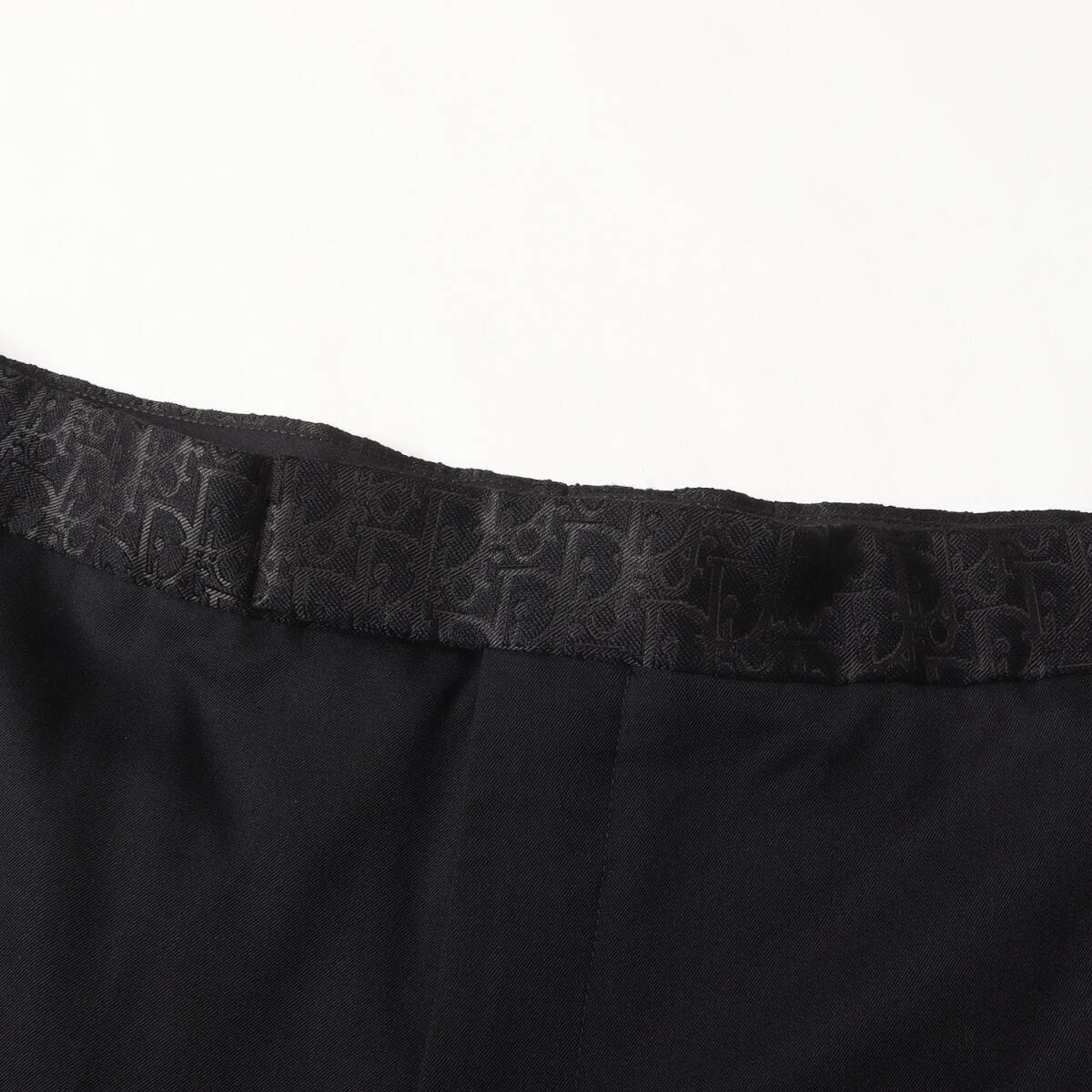 【美品】Dior ディオール パンツ ブラック 50 | 21SS オブリーク ジャガード ウエスマン トラウザー スラックス パンツ | イタリア制