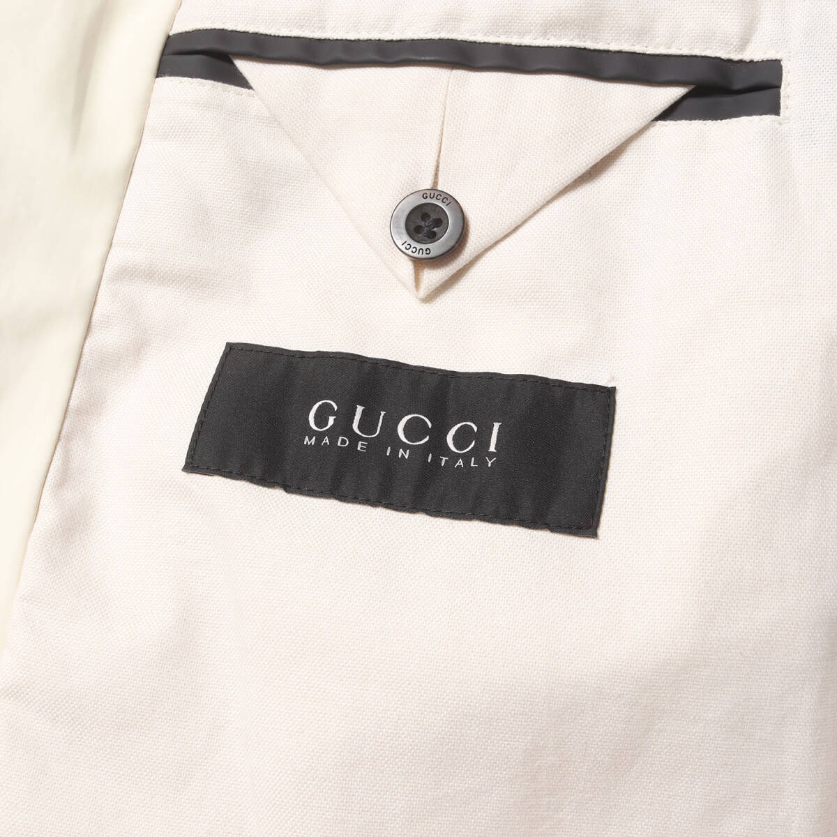 GUCCI グッチ コート ブラック 黒 サイズ:48 | ポリウレタンコーティング コットン ステンカラー コート (255662 Z3216) | アウター_画像4
