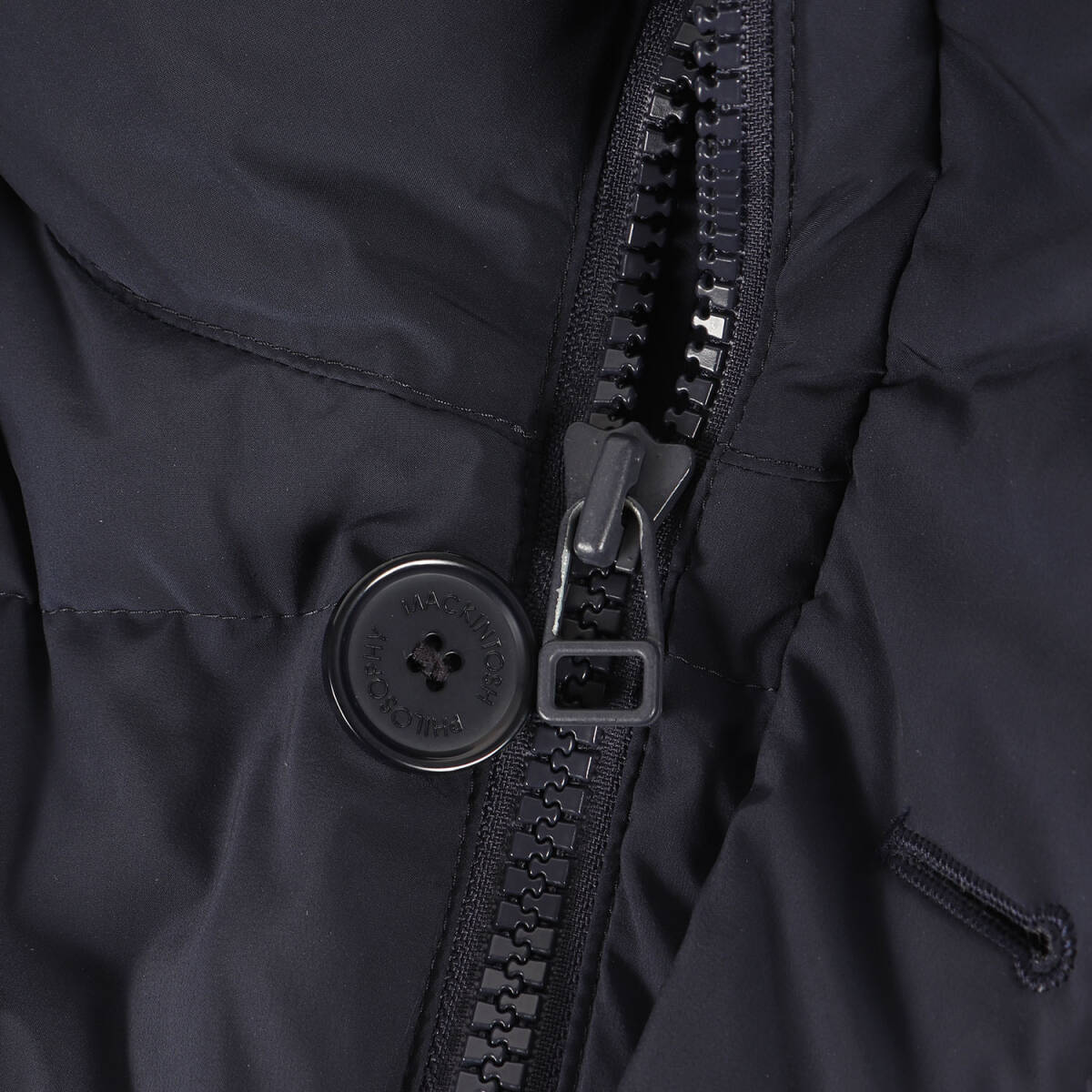 MACKINTOSH PHILOSOPHY マッキントッシュ フィロソフィー ジャケット ネイビー 40 | ストレッチナイロン フード付き ダウンジャケット_画像4