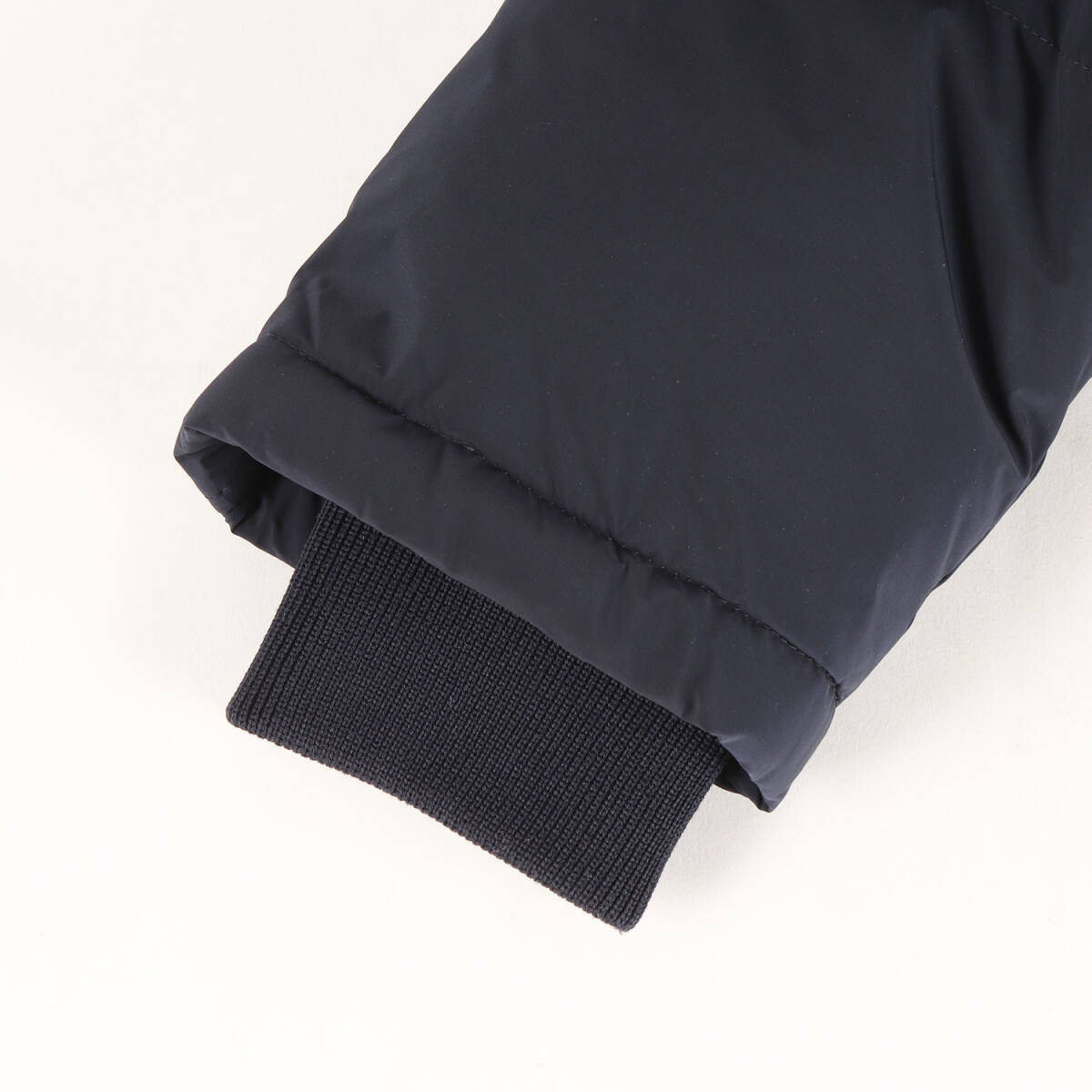 MACKINTOSH PHILOSOPHY マッキントッシュ フィロソフィー ジャケット ネイビー 40 | ストレッチナイロン フード付き ダウンジャケット_画像5