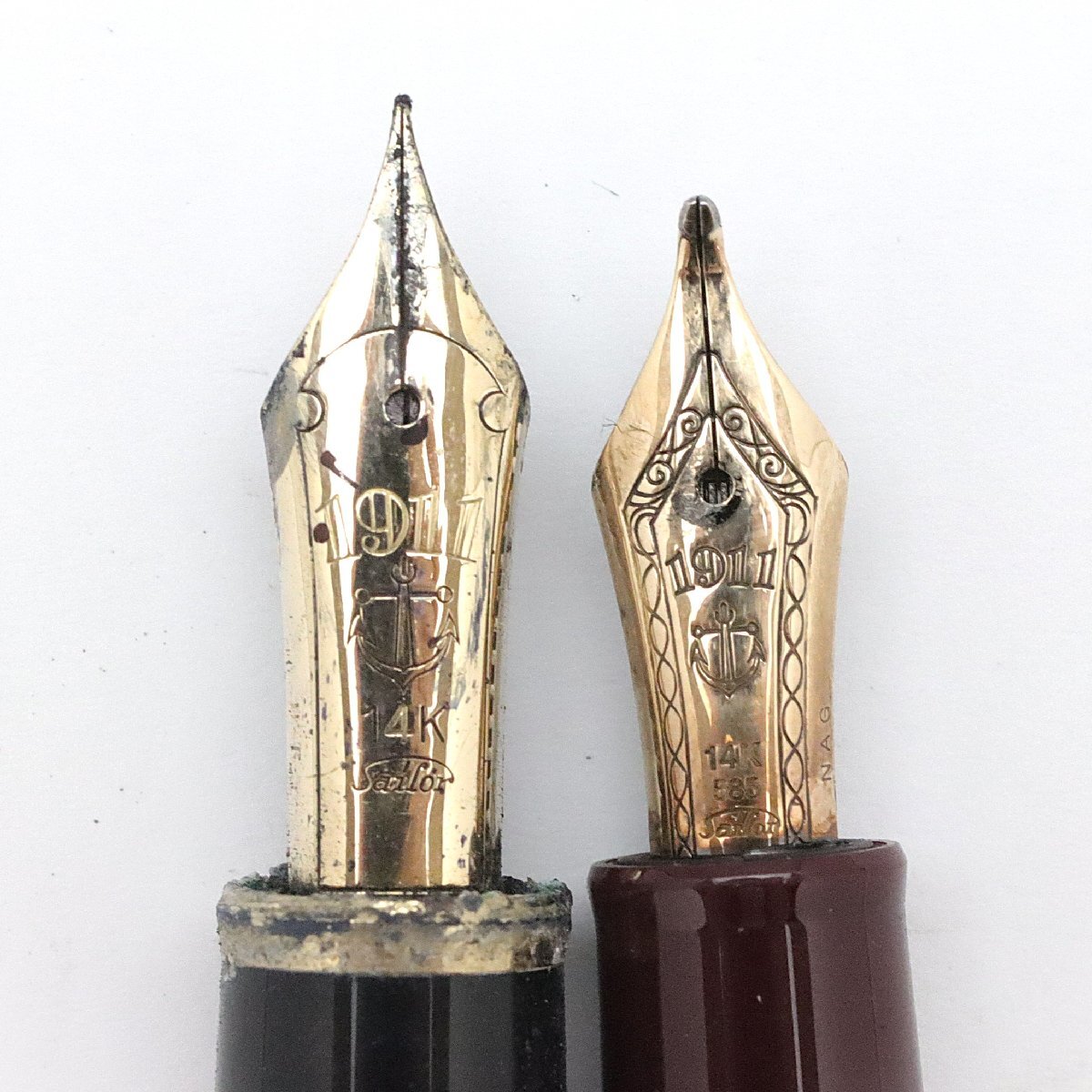 セーラー SAILOR 万年筆 ペン先14K プロフィット 計2点 (1点キャップ不具合ジャンク品) ※筆記未確認 ◆おたからや【Y-PE02371】_画像7