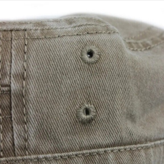 ワークキャップ ウォッシュ加工 お洒落帽子 ユニセックス コットン グレー 新品！ 送料無料_画像4