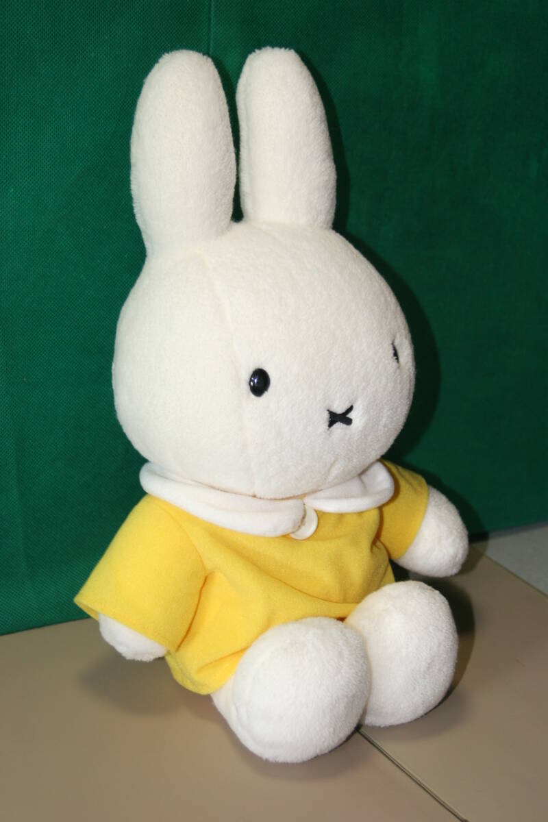 ミッフィー 黄色のワンピース ぬいぐるみ セキグチ製品 2000年 全長約46cm ペレット入り イエロー　ワンピース着脱可能_画像6