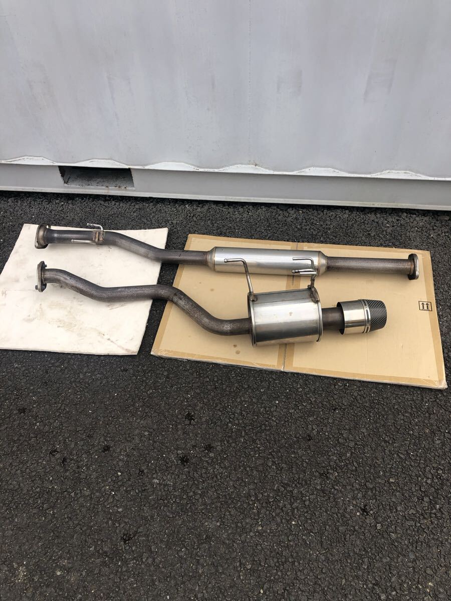 希少！日産 ジューク ニスモ NF15 フジツボマフラー 4WD CVT MR16DDT カーボン出口！_画像1