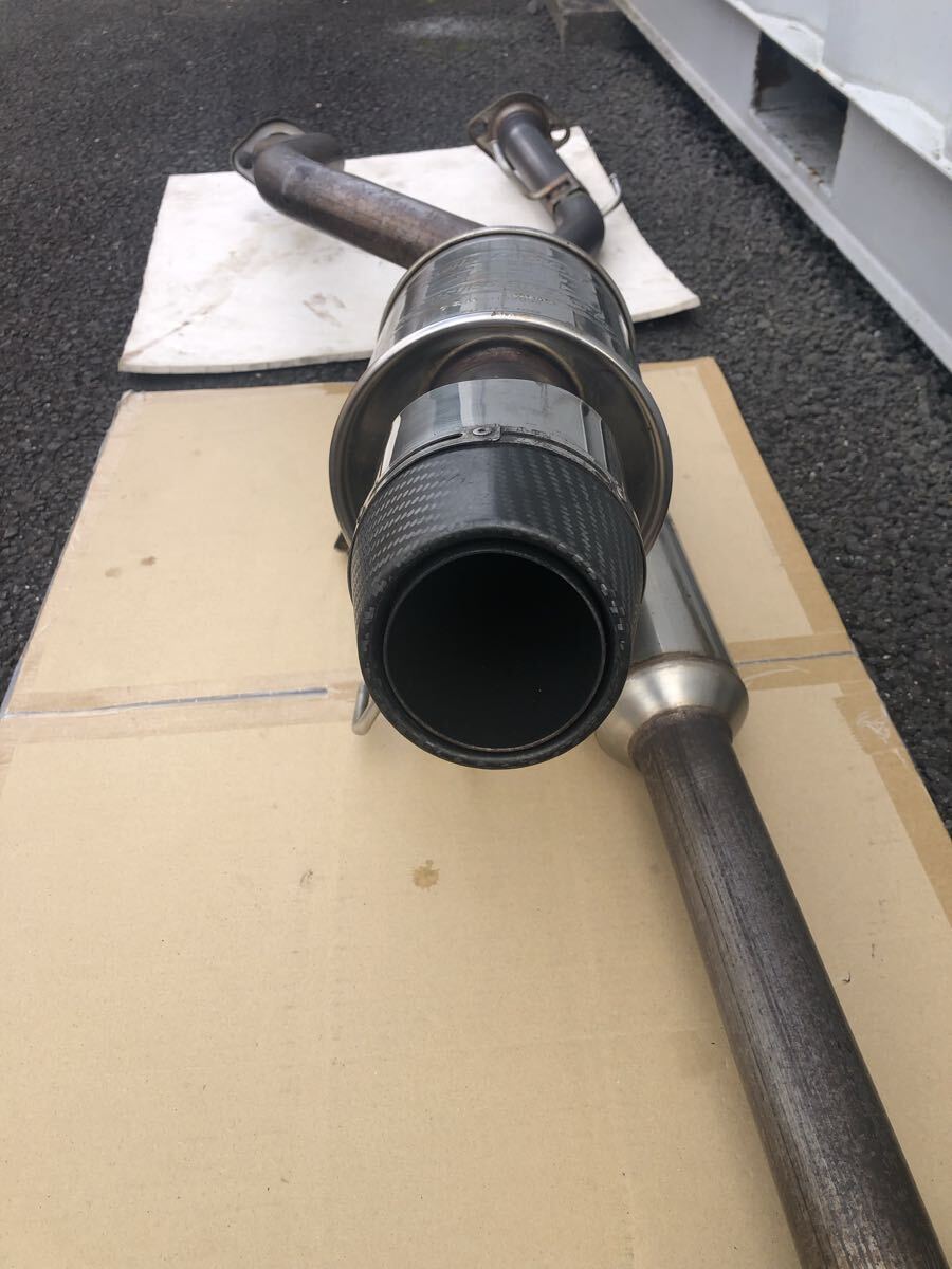 希少！日産 ジューク ニスモ NF15 フジツボマフラー 4WD CVT MR16DDT カーボン出口！_画像5