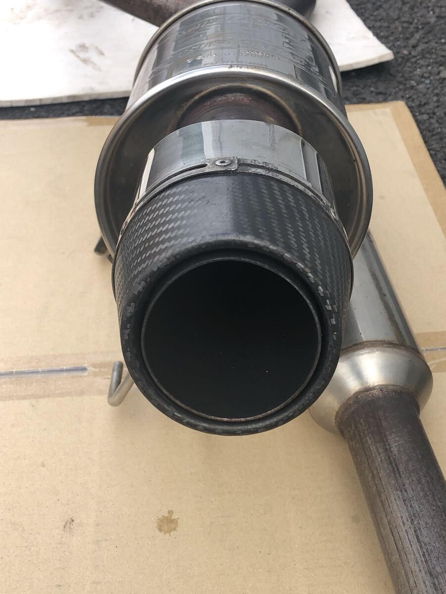 希少！日産 ジューク ニスモ NF15 フジツボマフラー 4WD CVT MR16DDT カーボン出口！_画像6