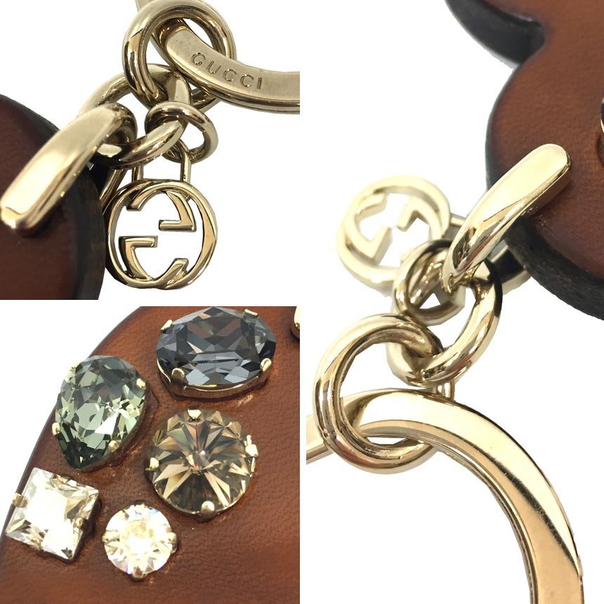  бесплатная доставка GUCCI Gucci Heart брелок для ключа кольцо для ключей очарование aq11020