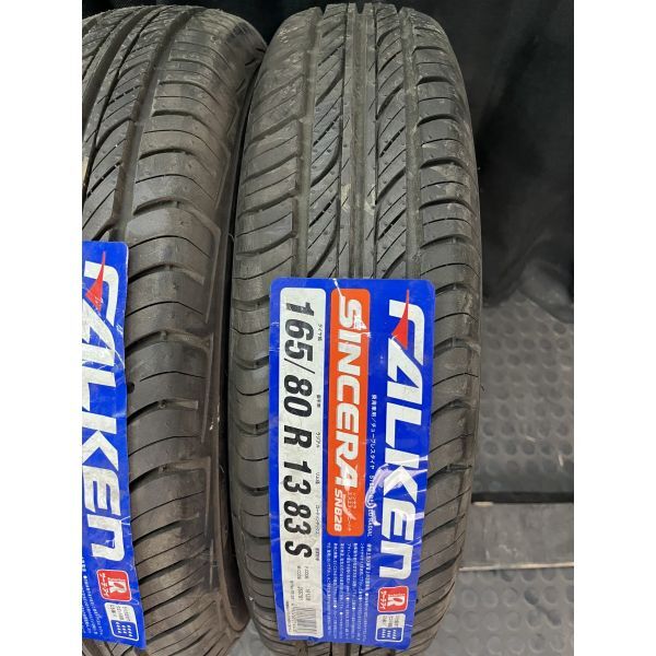 ☆:新品:☆ファルケン SINCERA SN828 165/80R13 4本SET◇2013年製オンロードタイヤ◇サクシード プロボックス等に◇手渡し可/運賃2,400円～_画像5