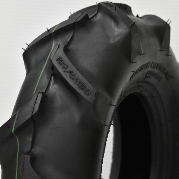 ブリヂストン TA 100/85D6 2PR T/L チューブレス タイヤ2本 Traction Master 一般耕うん機用、管理機用タイヤ_画像2