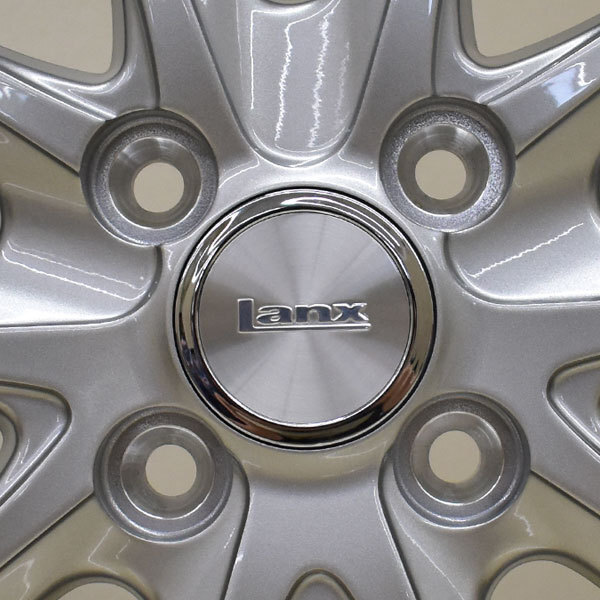 2025年製 BLIZZAK VRX3 155/65R14 75Q+ LANX L5 シルバー 塩水噴霧試験1000時間 スタッドレスタイヤ+アルミホイール 4本セット_画像7