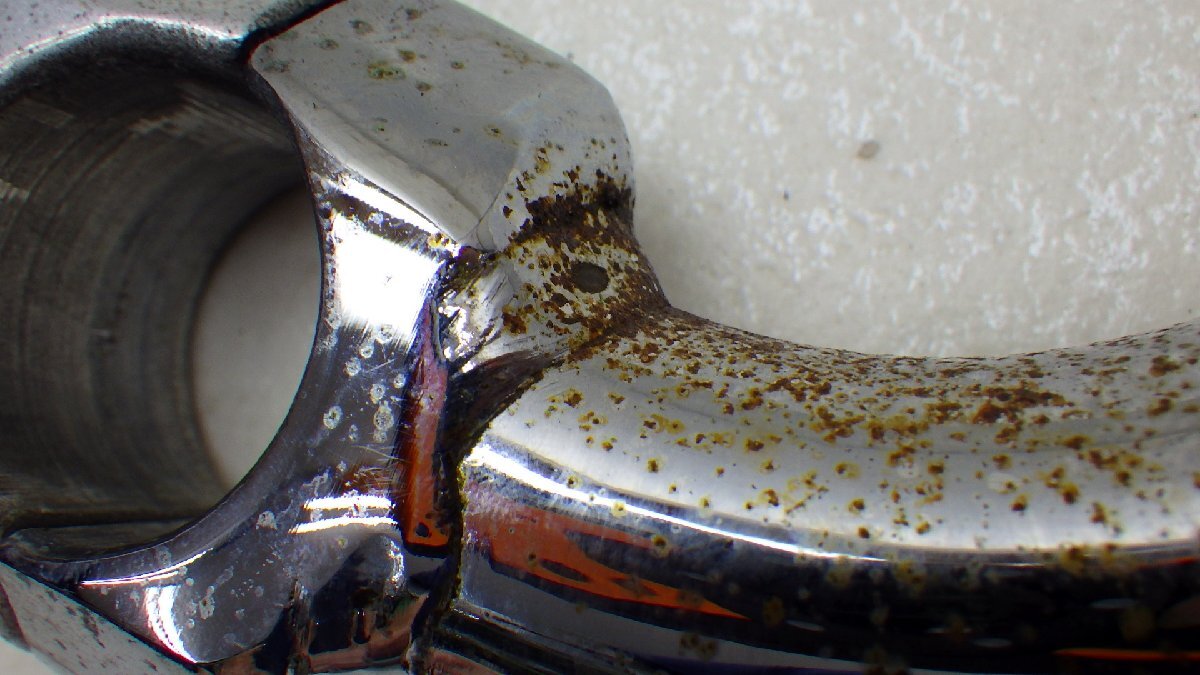 A063 V10チェンタウロ ハンドルブラケット左右 モトグッチ MOTOGUZZI CHENTAURO_画像6