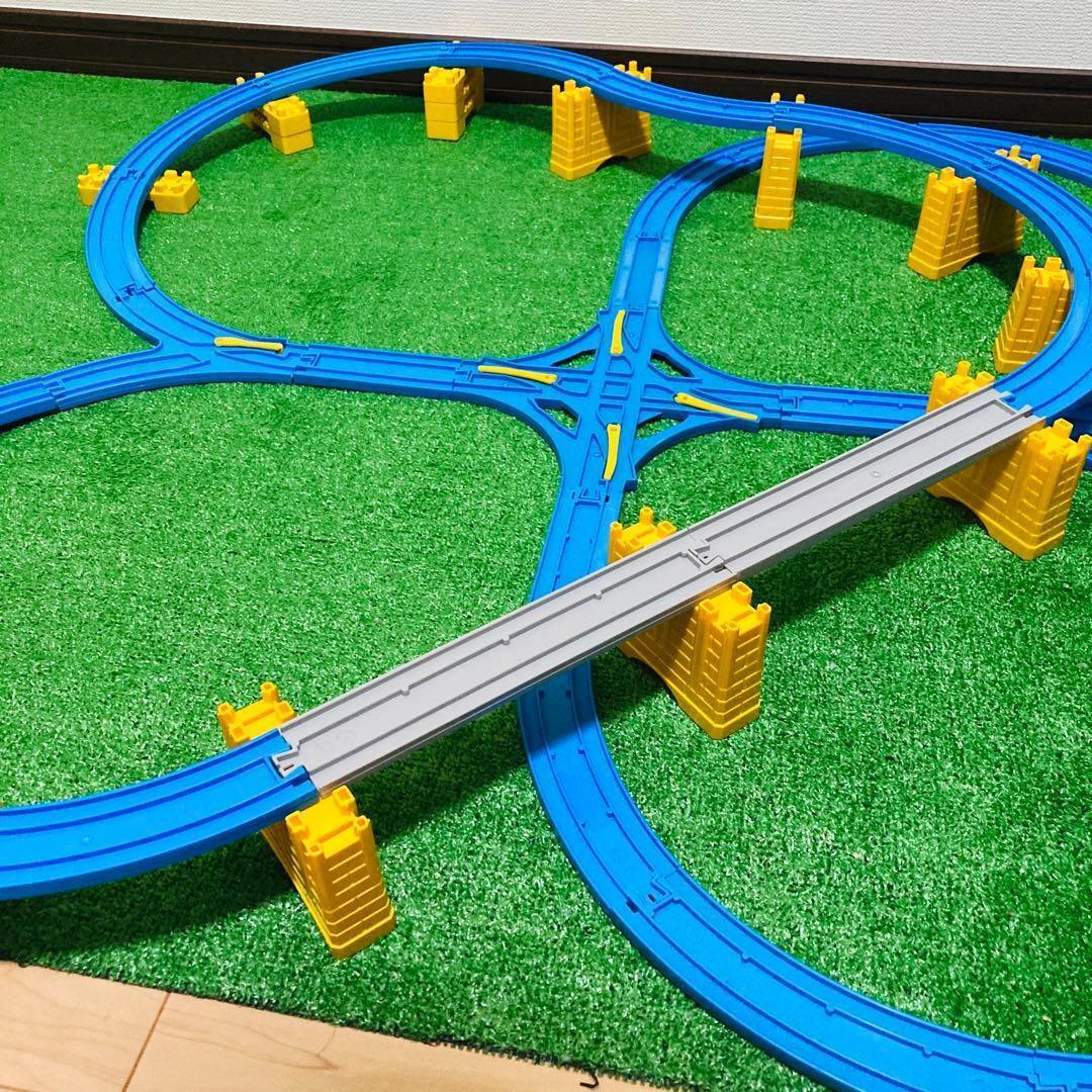 1025B1 クローバーループ 洗浄済 プラレール コースセット レイアウト_画像5