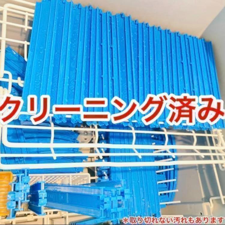 送料無料 プラレール 洗浄済み ストップレール レイアウト コース セット 匿名配送 曲線レール 直線レール ストップレール_画像4