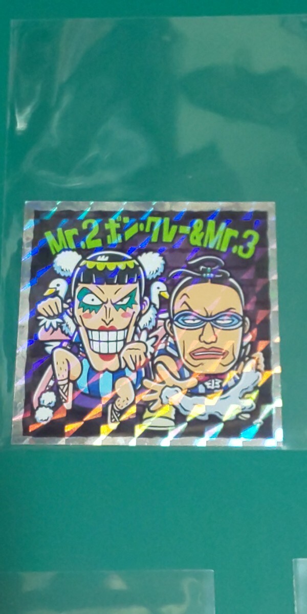 ワンピースマン コレクターシール 超新星編‐13 Mr.2ボン・クレー&Mr.3_画像1