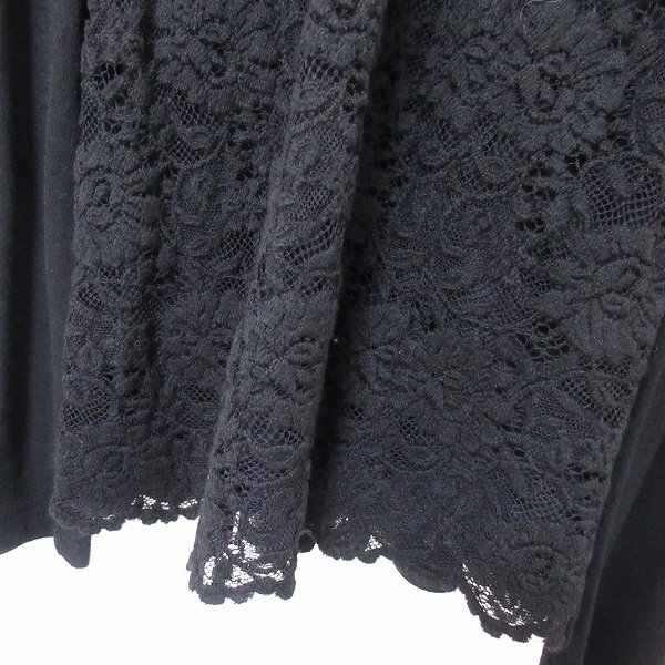 レリアン Leilian カットソー プルオーバー レース ハイネック 大きいサイズ レディース [a974469ss]_画像4