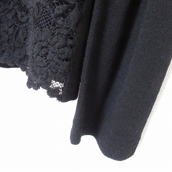 レリアン Leilian カットソー プルオーバー レース ハイネック 大きいサイズ レディース [a974469ss]_画像5