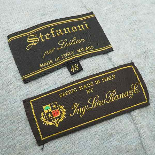 レリアン Leilian ロロピアーナ ジャケット ノーカラー ビーズ スタッズ [x977399]_画像9