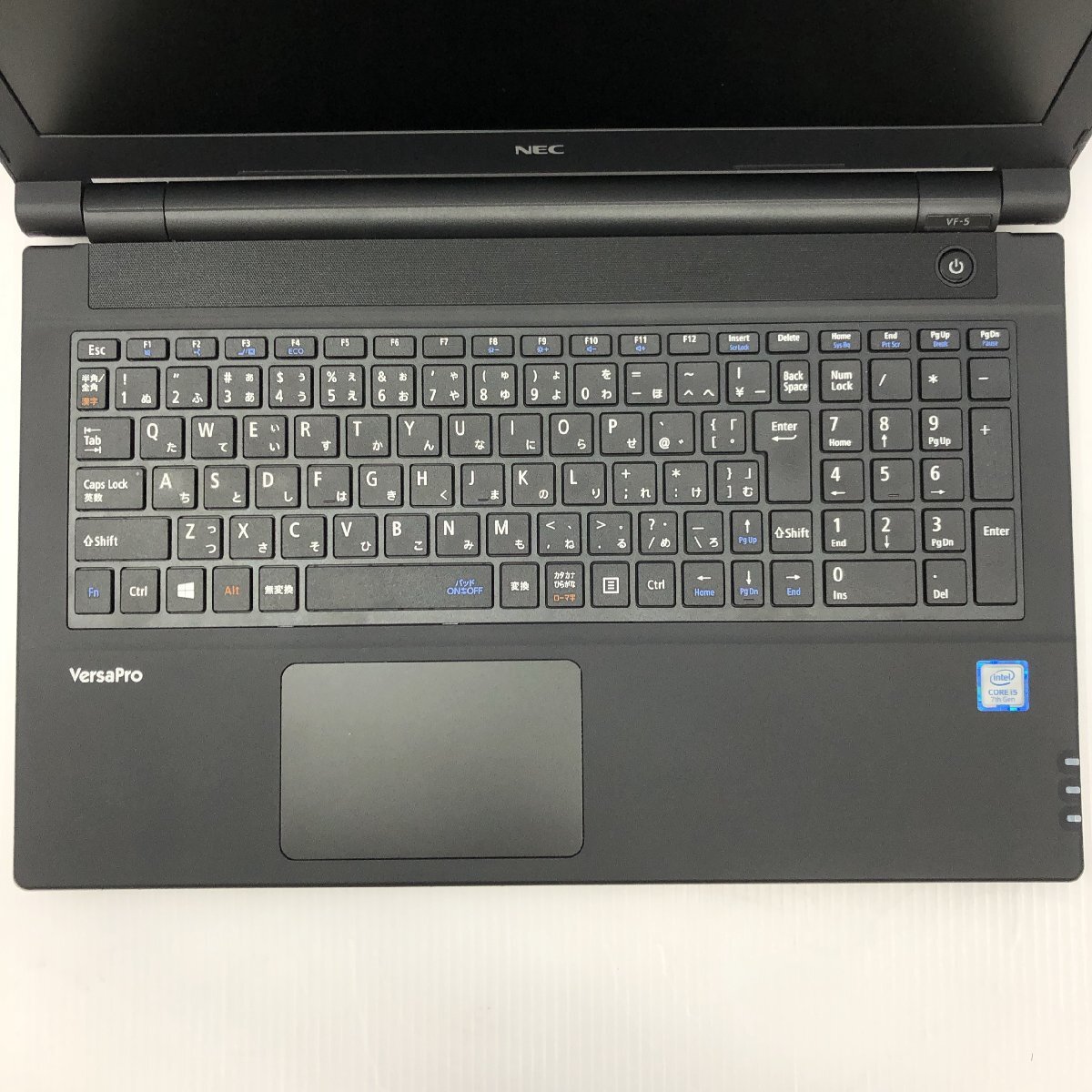1円 【ジャンク】NEC VersaPro VF-5 PC-VRT25FBGS4R5 Core i5-７世代 12GB 15.6インチ T020727_画像4