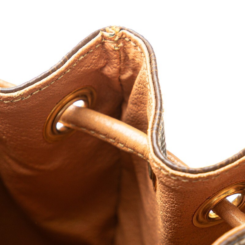 セリーヌ マカダム リュック バックパック ブラウン ベージュ PVC レザー レディース CELINE 【送料無料】【名谷店】_画像5