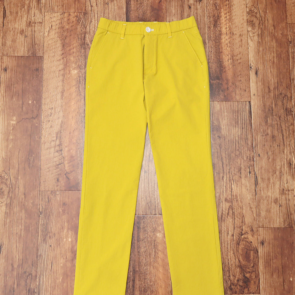 ZOY/88cm/ゴルフ パンツ 071424400 耐久撥水 ストレッチ ゾーイ 新品/黄色/イエロー/kk109/_画像2