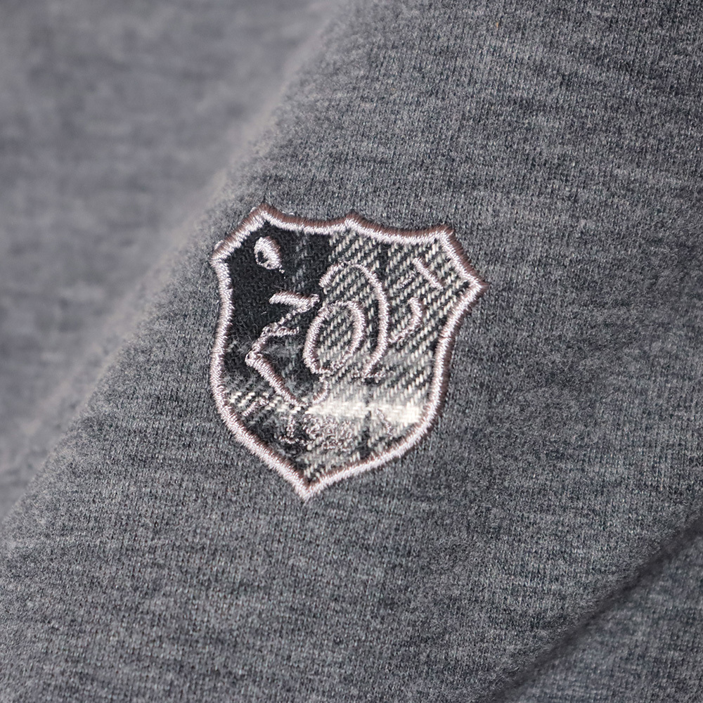 秋冬/ZOY/2(L)サイズ/長袖ポロシャツ 071424015 日本製 3LAYERED COTTON WARM ゴルフ ゾーイ 新品/グレー/md370/_画像5