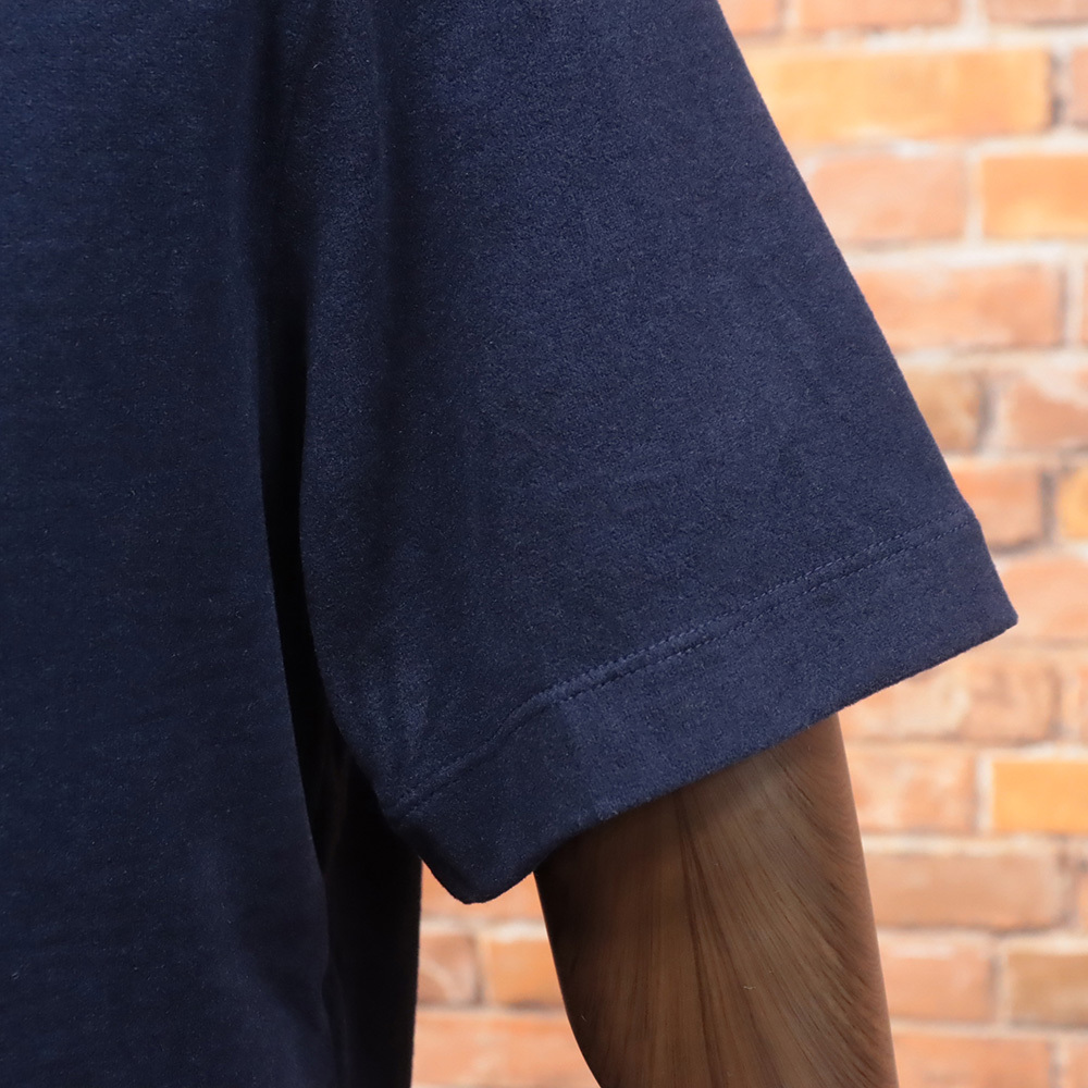 秋冬/ZOY/1(M)サイズ/半袖モックネック 071424010 日本製 3LAYERED COTTON WARM ゴルフ ゾーイ 新品/紺/ネイビー/md360/_画像3