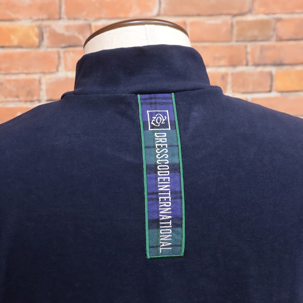 秋冬/ZOY/1(M)サイズ/半袖モックネック 071424010 日本製 3LAYERED COTTON WARM ゴルフ ゾーイ 新品/紺/ネイビー/md360/_画像4