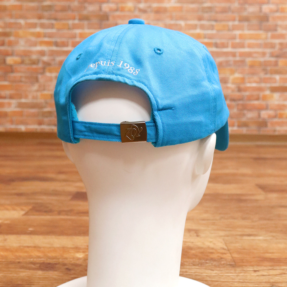 1円/ZOY/キャップ 帽子 071769870 UNISEX メンズ レディース 日本製 ウォッシュ加工 コットン ゾーイ 新品/ブルー/kk117/_画像2